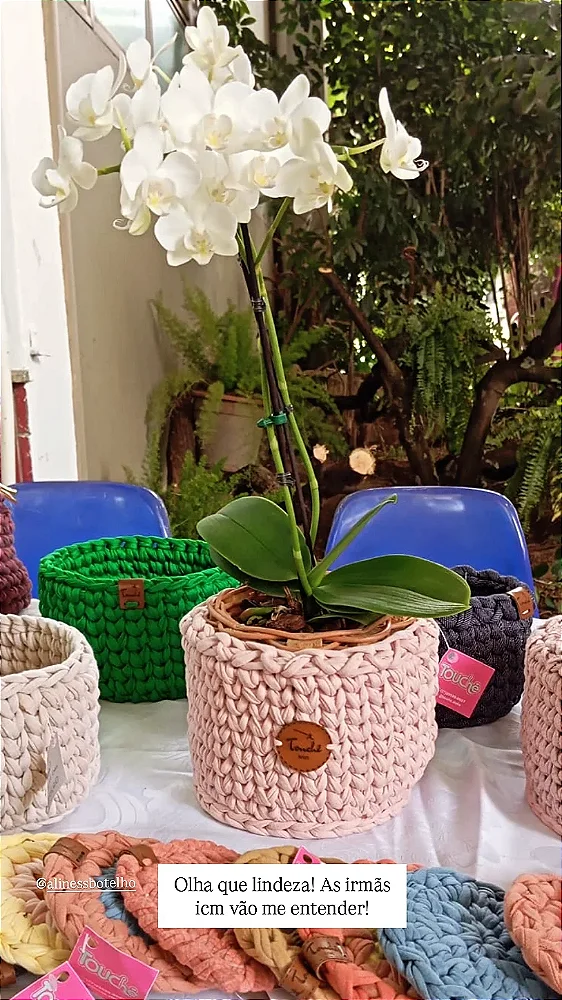 Cachepô organizador
