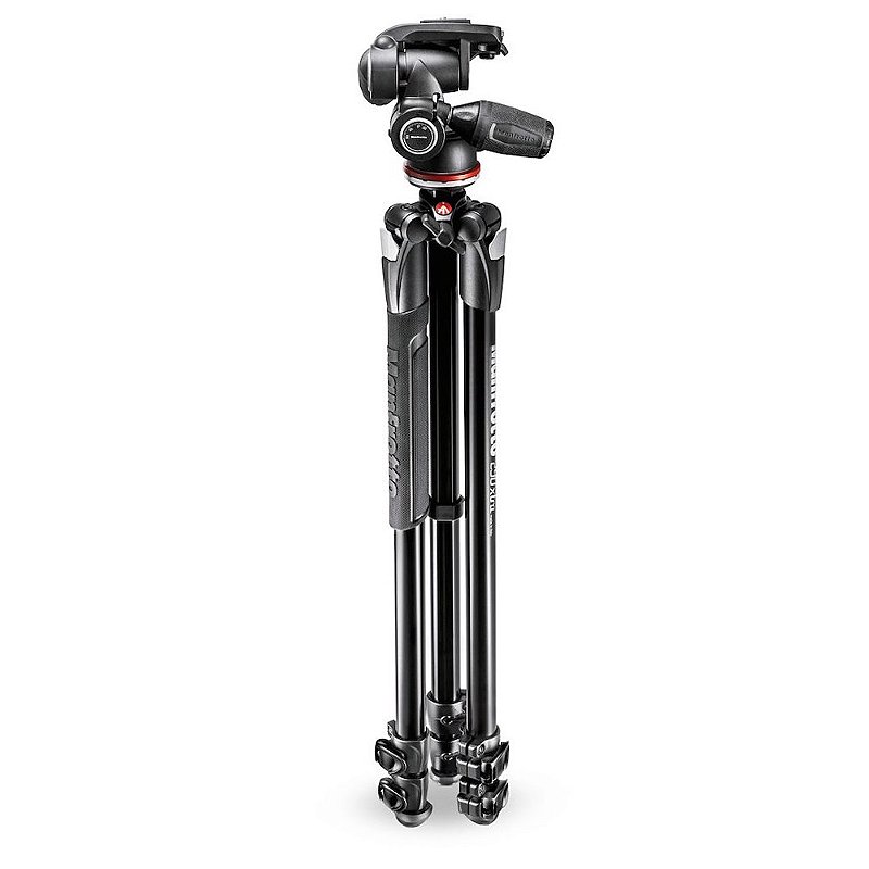 Tripé Manfrotto 290 Xtra Aluminium 3-Section Tripod with Head - MK290XTA3-3W