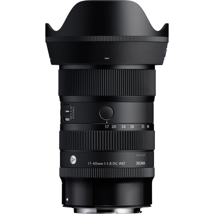 Lente Sigma 17-40mm f/1.8 DC Art para câmeras Canon EOS Mirrorless encaixe RF