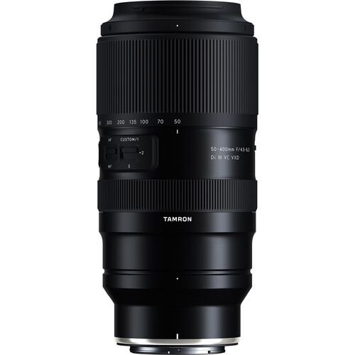 Lente Tamron 50-400mm f/4.5-6.3 Di III VC VXD para câmeras Nikon Mirrorless encaixe Nikon Z