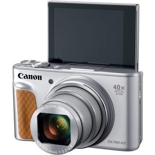 Câmera Canon PowerShot SX740 HS Prata