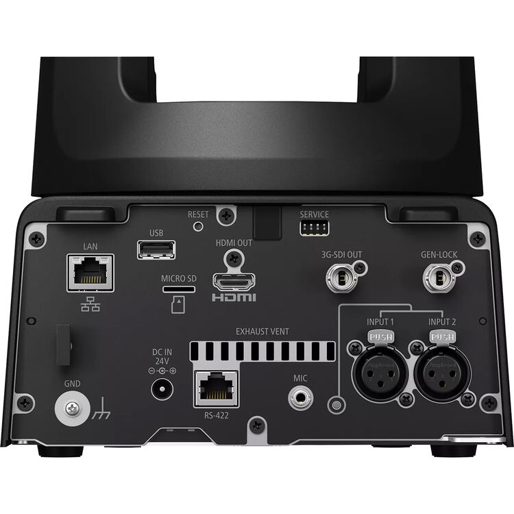 Câmera Canon CR-N500 4K NDI HX2 PTZ 15x Zoom (Satin Black)