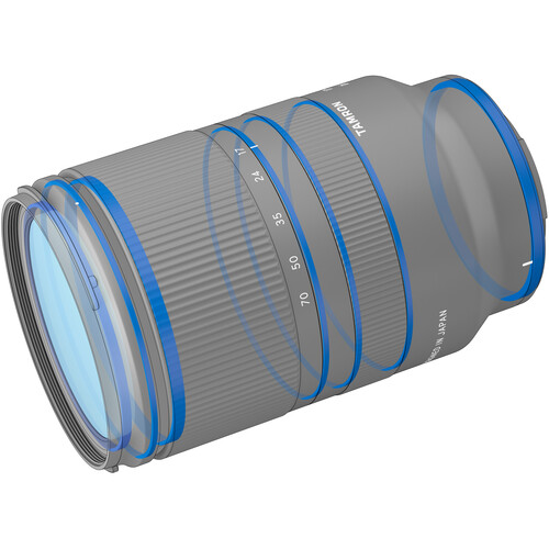 Lente Tamron 17-70mm f/2.8 Di III-A VC RXD para câmeras Canon EOS Mirrorless encaixe RF