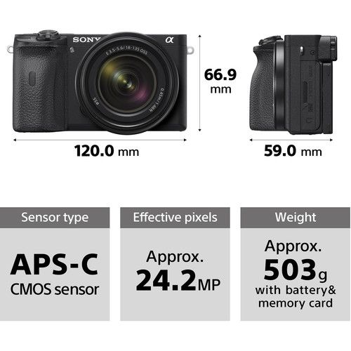 Câmera Sony Alpha a6600 Mirrorless Corpo