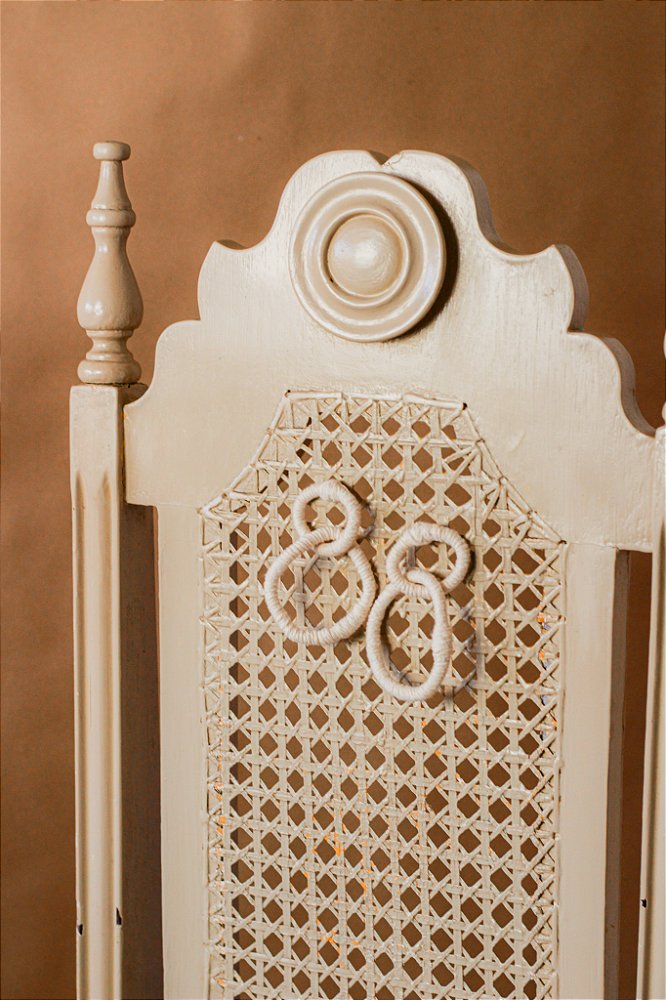 Brinco modular duplo branco