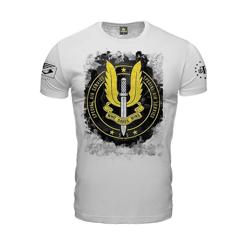Camiseta Masculina SAS Special Air Service Secret Box Team Six Brasil