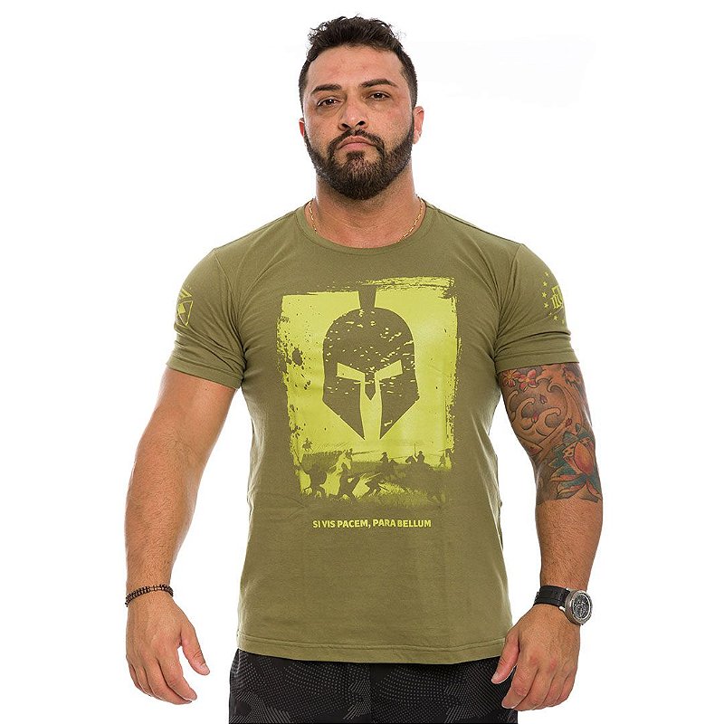Camiseta Masculina Si vis Pacem Para Bellum Team Six Brasil
