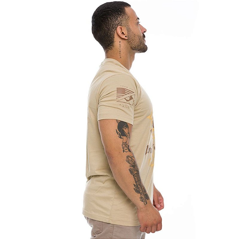 Camiseta Masculina Don't Worry Aqui tem Glock Team Six Brasil