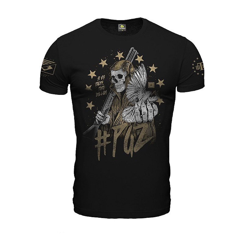 Camiseta Masculina Concept Line Si Vis Pacem Para Bellum Paz Team Six Brasil