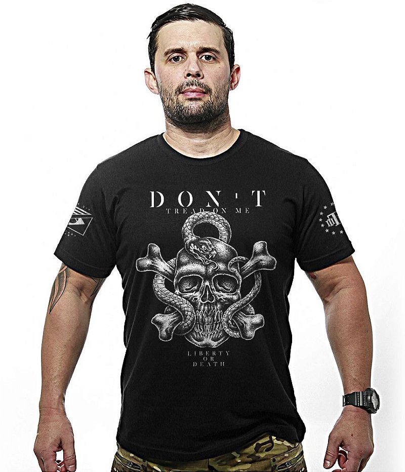 Camiseta Masculina Don't Tread On Me Team Six Brasil