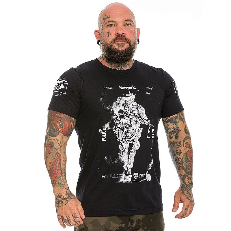 Camiseta Masculina NEW POLICE NYPD Team Six Brasil