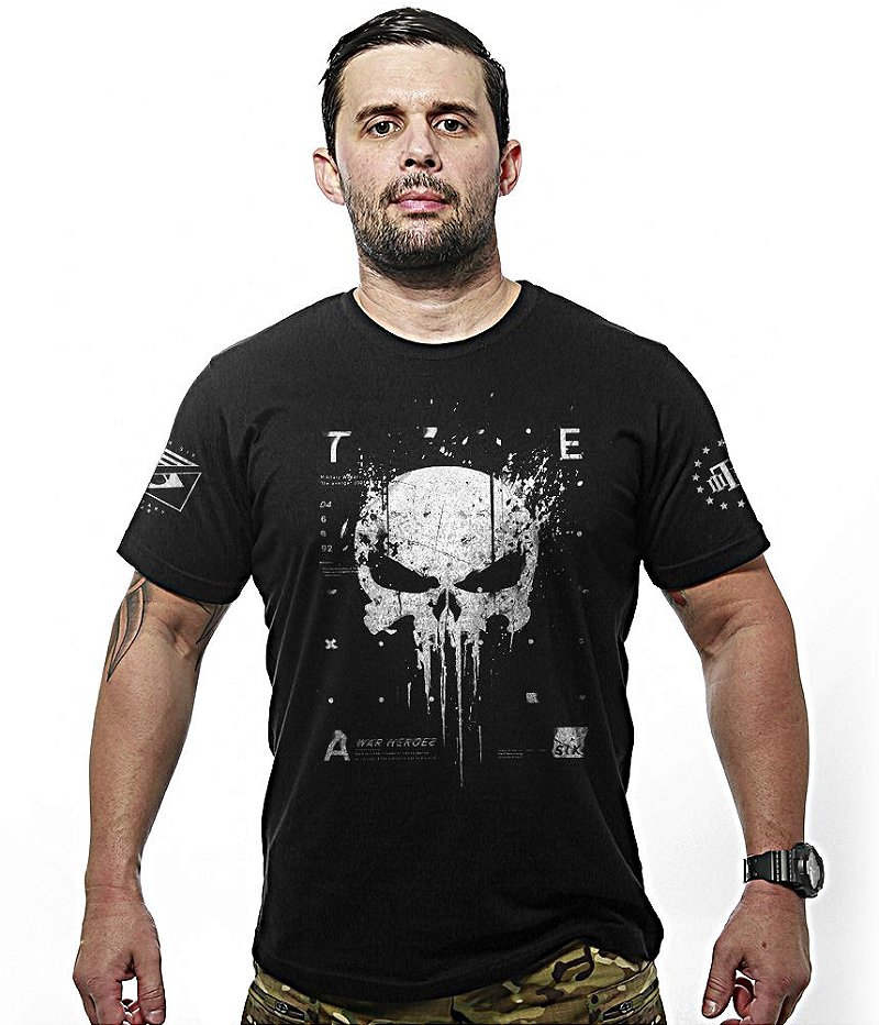 Camiseta Masculina New Punisher Team Six Brasil