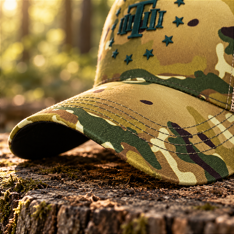 Boné Trucker Soldier Multicam Green Team Six Brasil