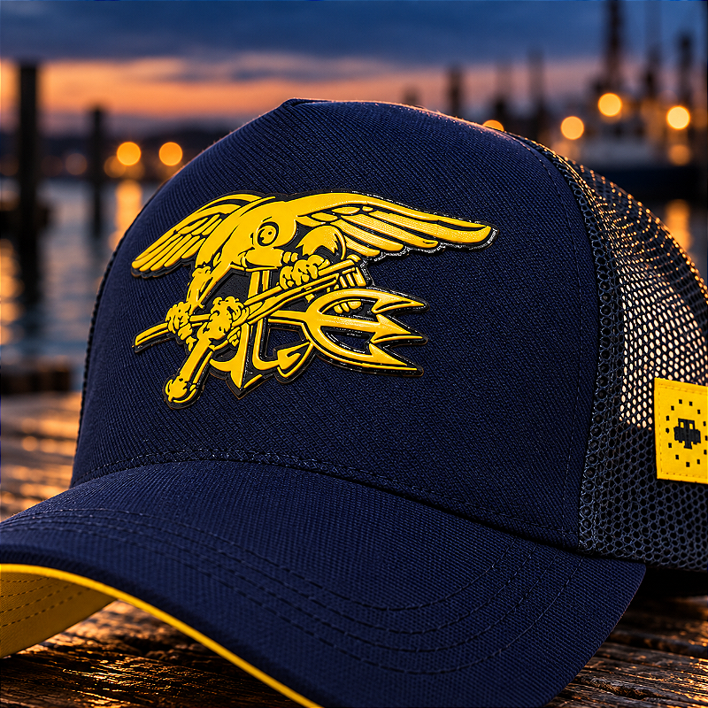 Boné Trucker Navy Seal