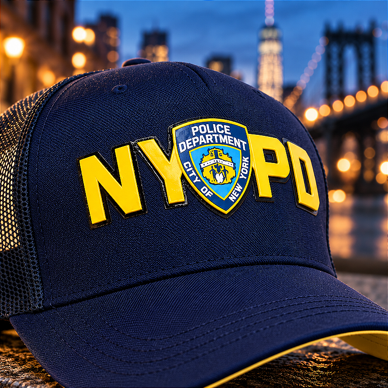 Boné Trucker Team Six NYPD New York Police Department