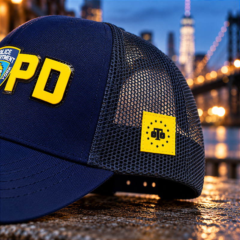 Boné Trucker Team Six NYPD New York Police Department