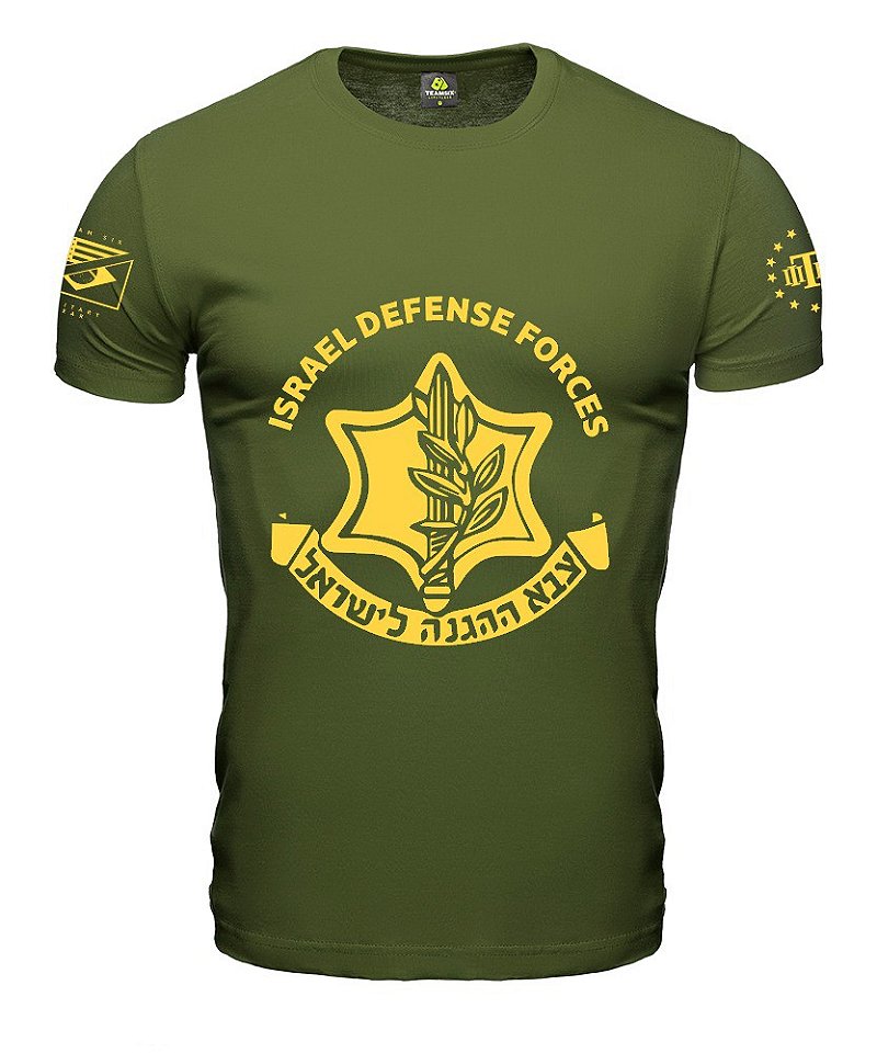 Camiseta Masculina Israel Defense Forces Secret Box Team Six Brasil