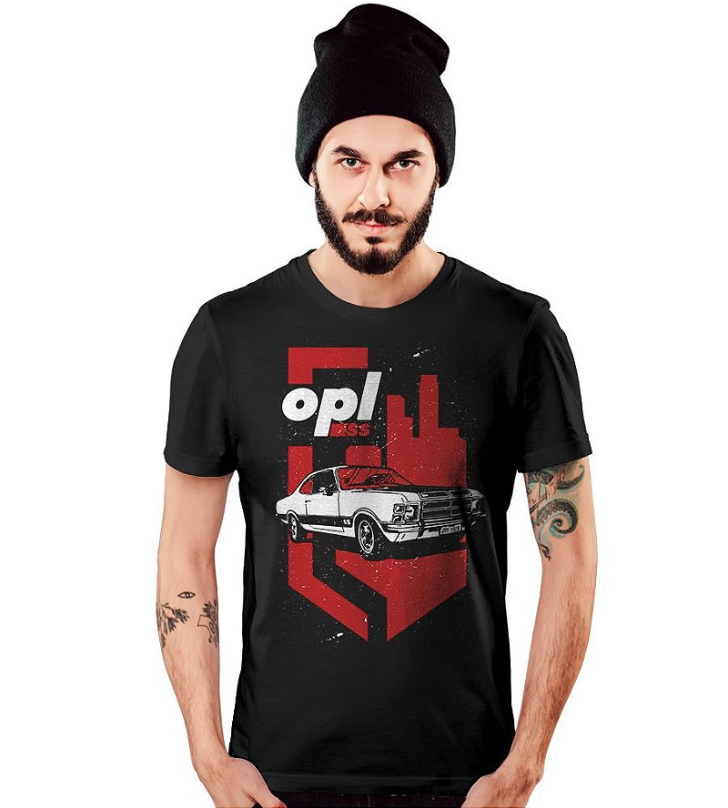 Camiseta Masculina Old Car Opala SS Tático Militar TeamSix Brasil