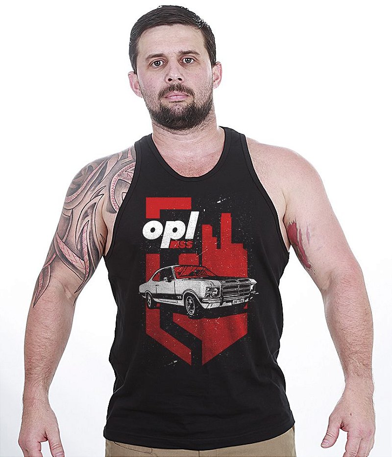 Camiseta Regata Old Cars Opala SS Masculina Team Six Brasil