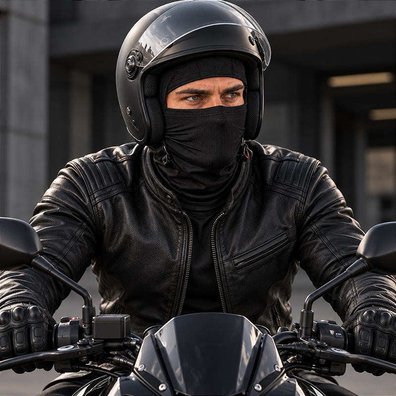 Balaclava Tática Parabellum Preta Operações especiais Team Six Brasil