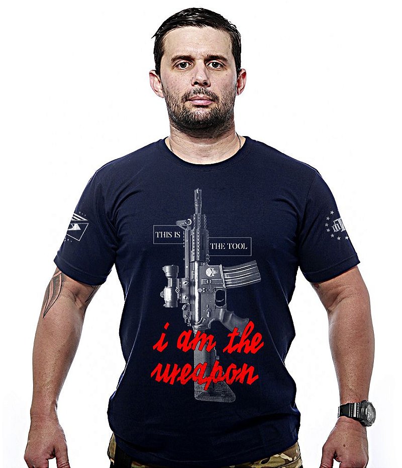 Camiseta Masculina This Is The Tool I Am The Weapon Team Six Brasil