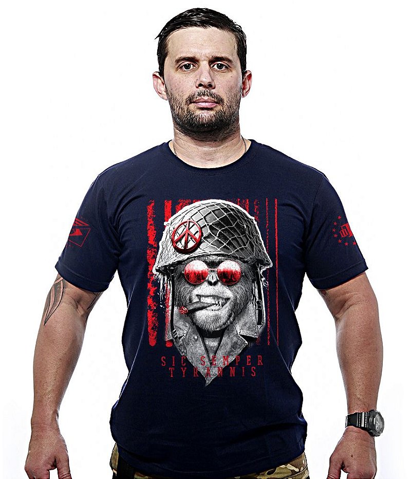 Camiseta Masculina Sic Semper Tyrannis Team Six Brasil
