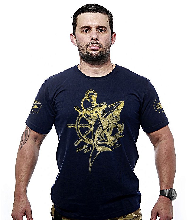 Camiseta Masculina GRUMEC Gold Line Team Six Brasil