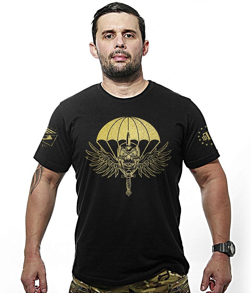 Camiseta Masculina PARA-SAR Gold Line Team Six Brasil