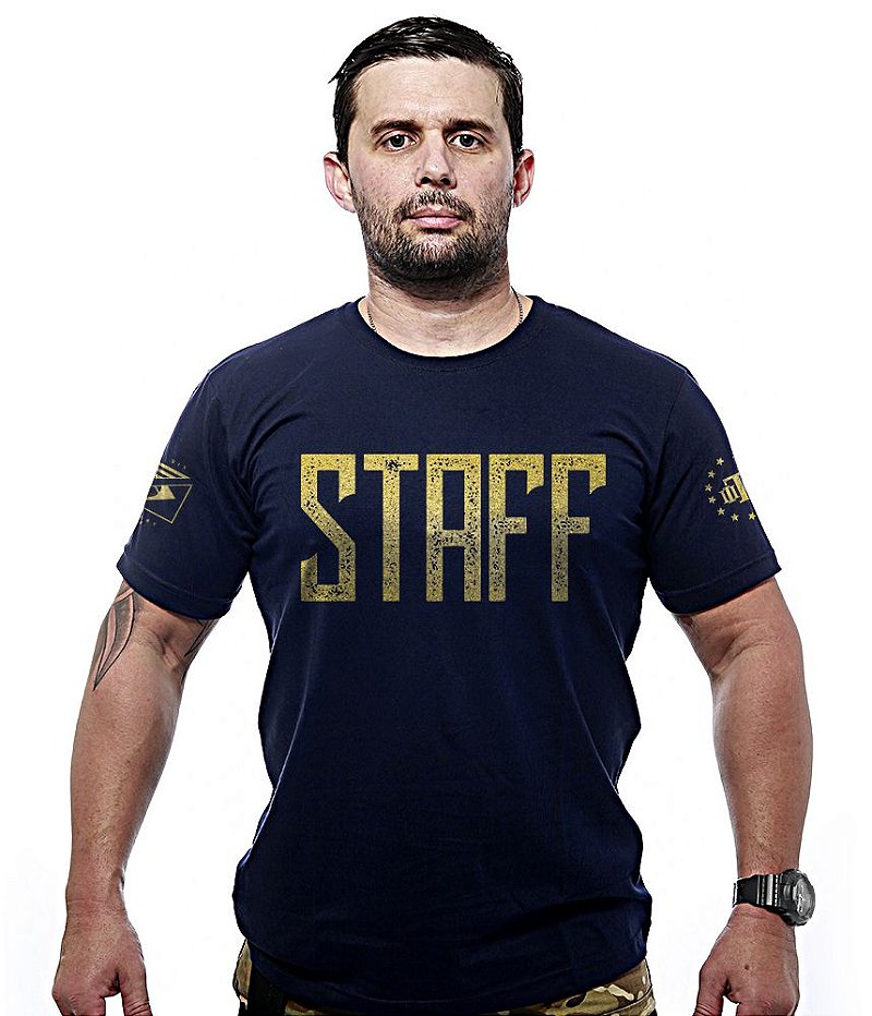Camiseta Masculina Staff Gold Line Team Six Brasil