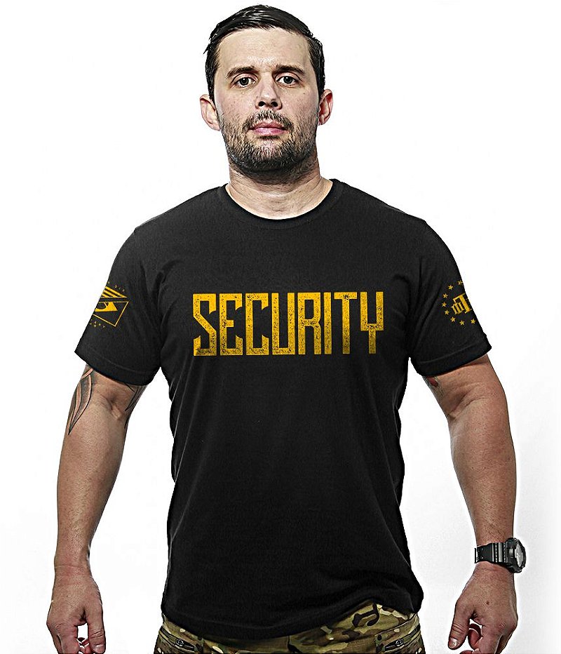 Kit Segurança 3 Camisetas Masculinas Pretas Team Six Brasil