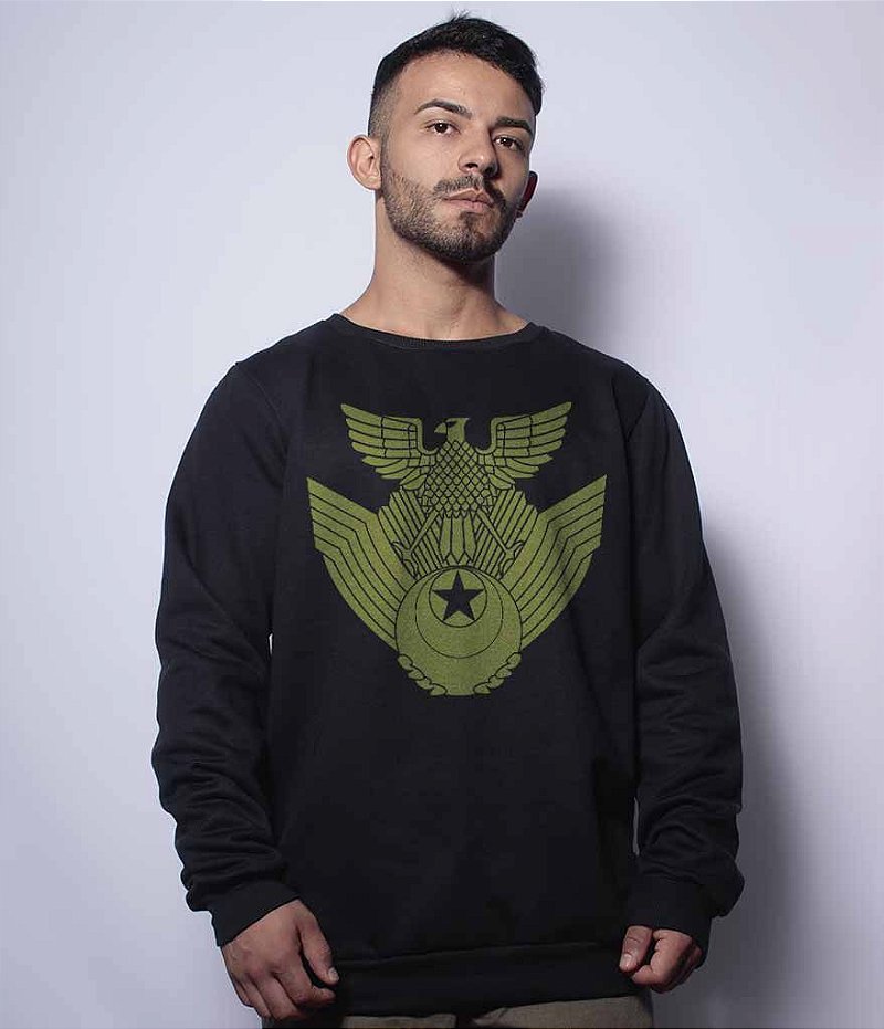 Casaco Básico de Moletom JASDF Team Six Brasil