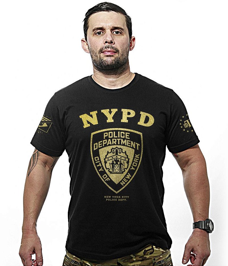Kit 4 Camisetas Masculinas Pretas The Police Team Six