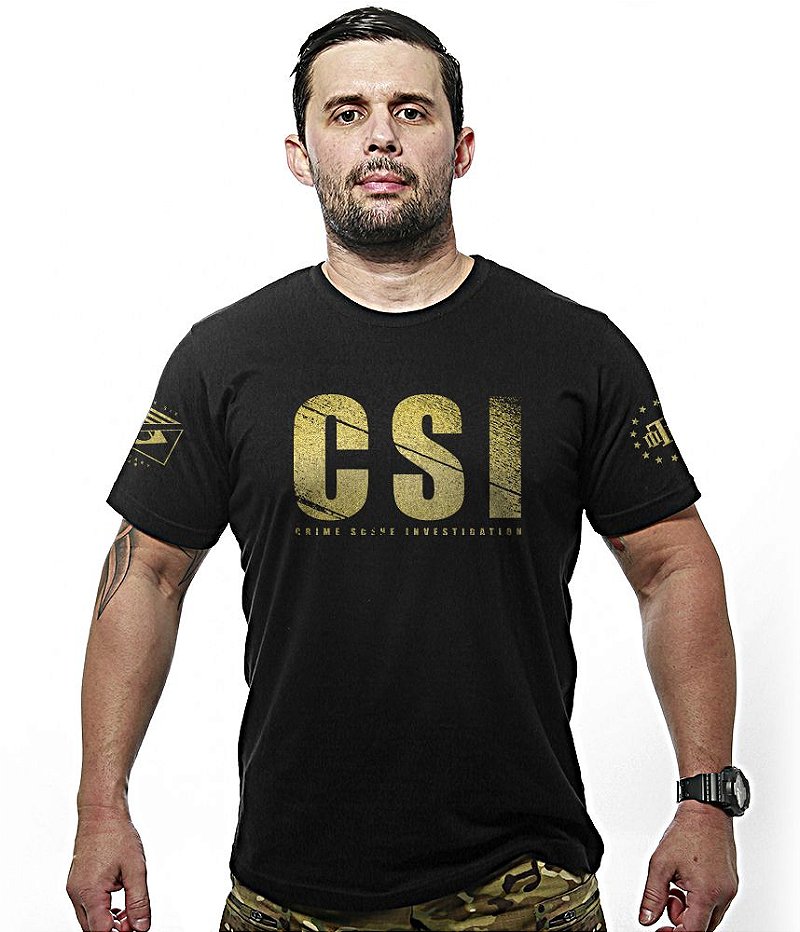 Kit 4 Camisetas Masculinas Pretas The Police Team Six
