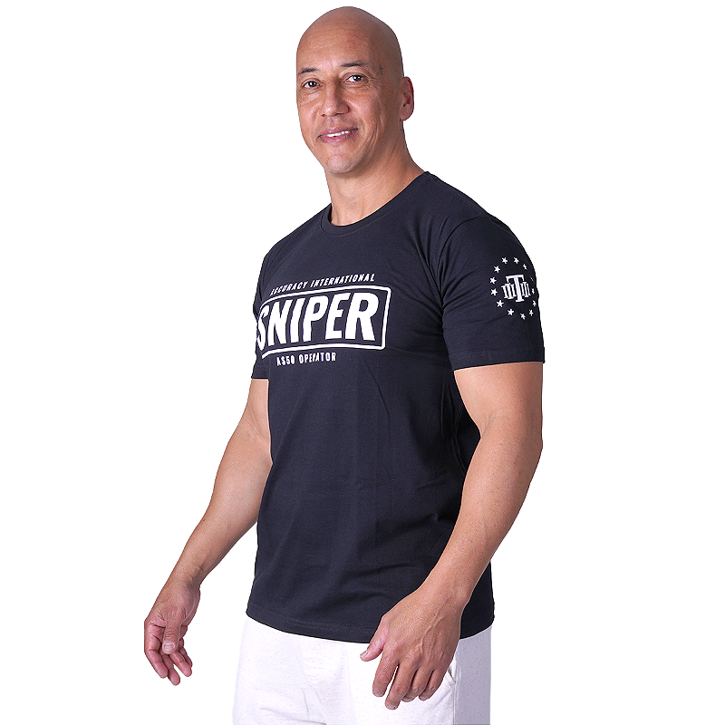 Camiseta Masculina Sniper Operator AS50 Secret Box Team Six Brasil