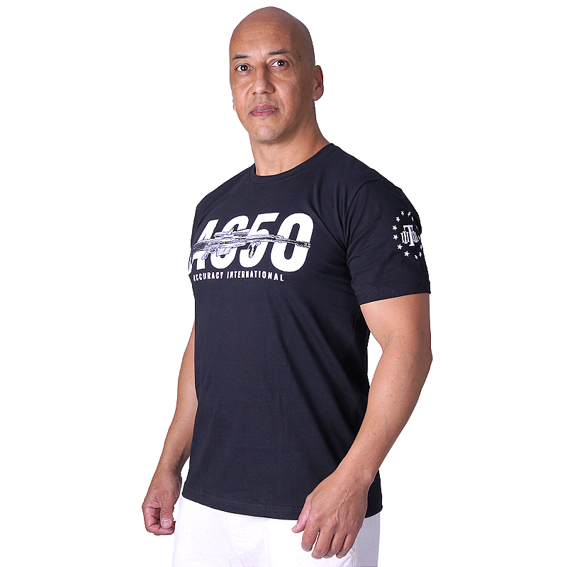 Camiseta Masculina Fuzil AS50 Accuracy International Secret Box Team Six Brasil