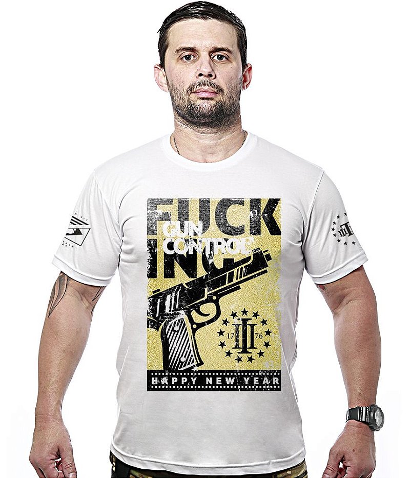Kit 3 Camisetas Masculinas Happy New Year 3 Camisetas Masculinas Team Six Brasil