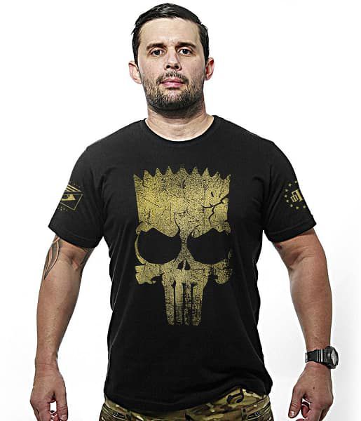 Kit 4 Camisetas Masculinas Militares Gold Line Justiceiro Team Six Brasil