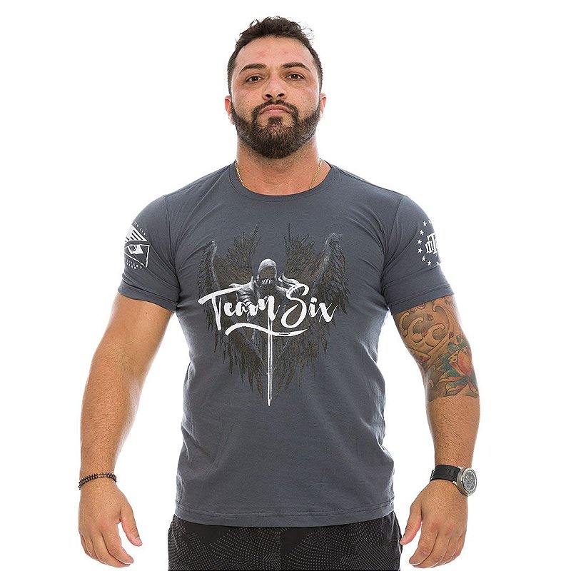 Camiseta Masculina Concept Line Arcanjo Hurricane Team Six Brasil