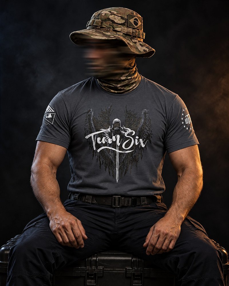 Camiseta Masculina Concept Line Arcanjo Hurricane Team Six Brasil