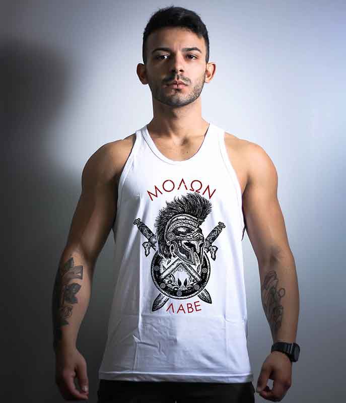 Camiseta Regata Molon Labe Masculina Team Six Brasil