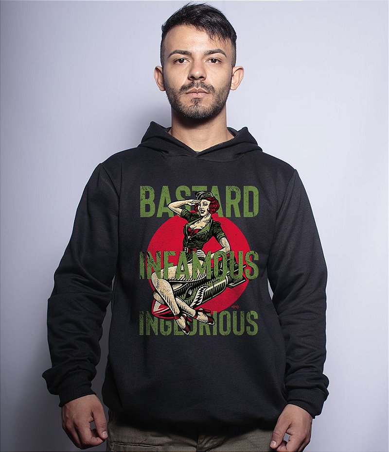 Casaco Militar Com Capuz Fritz Bastard Infamous Inglorious Team Six Brasil