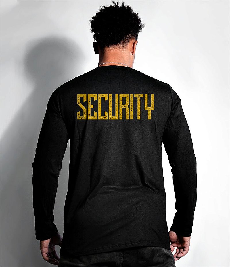 Camiseta Manga Longa Security Masculina Team Six Brasil