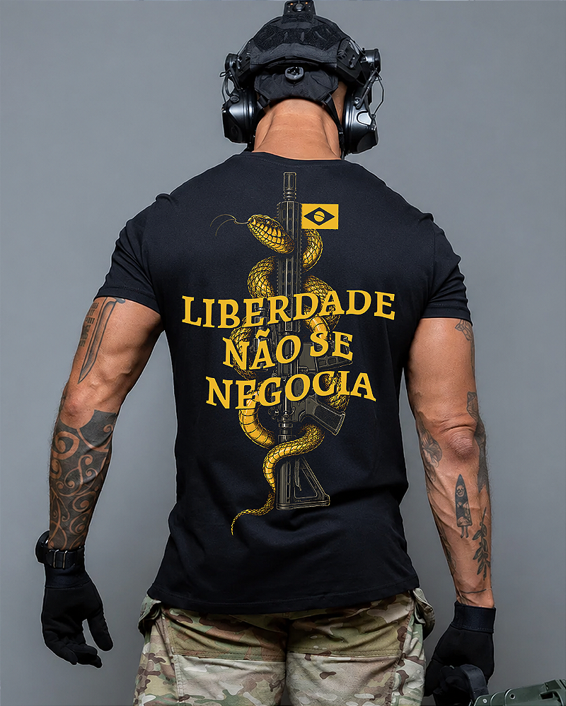 Camiseta Contractor Liberdade Não se Negocia