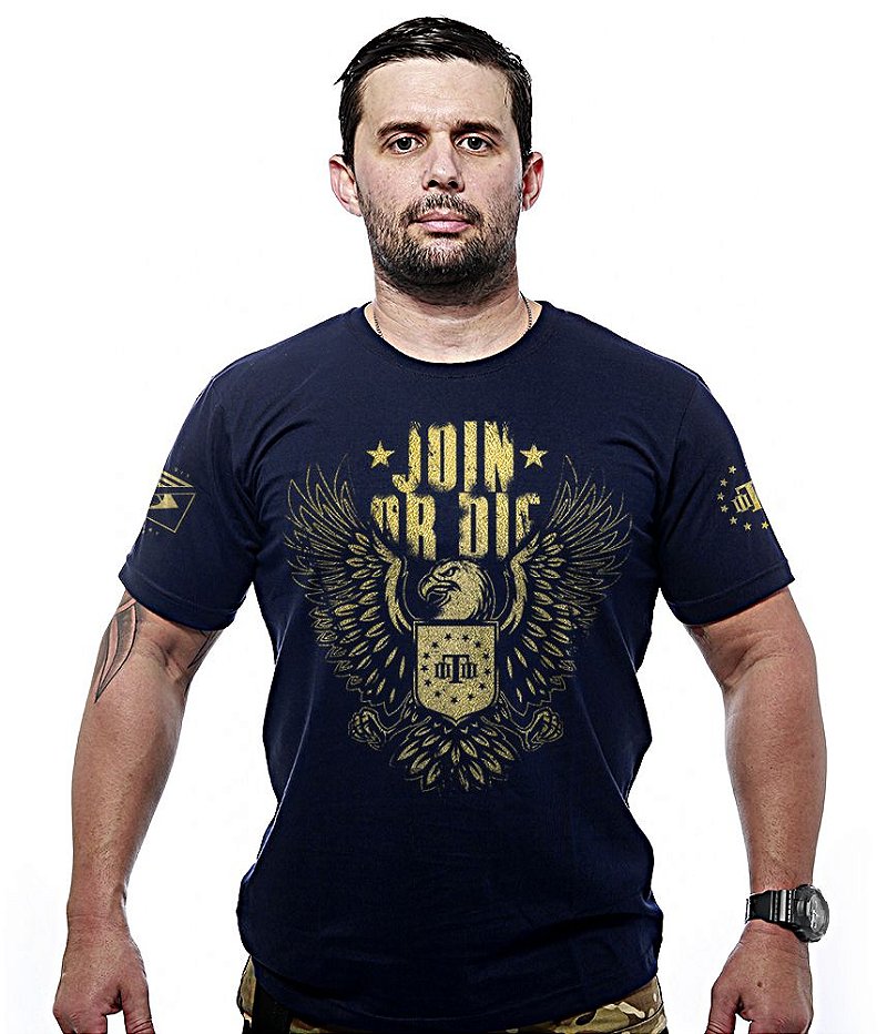 Camiseta Masculina Gold Concept Line Join Or Die Team Six Brasil