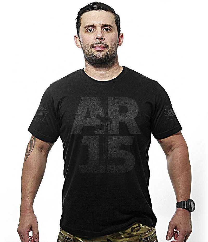 Camiseta Masculina Squad T6 Magnata Dark Line AR15 Team Six