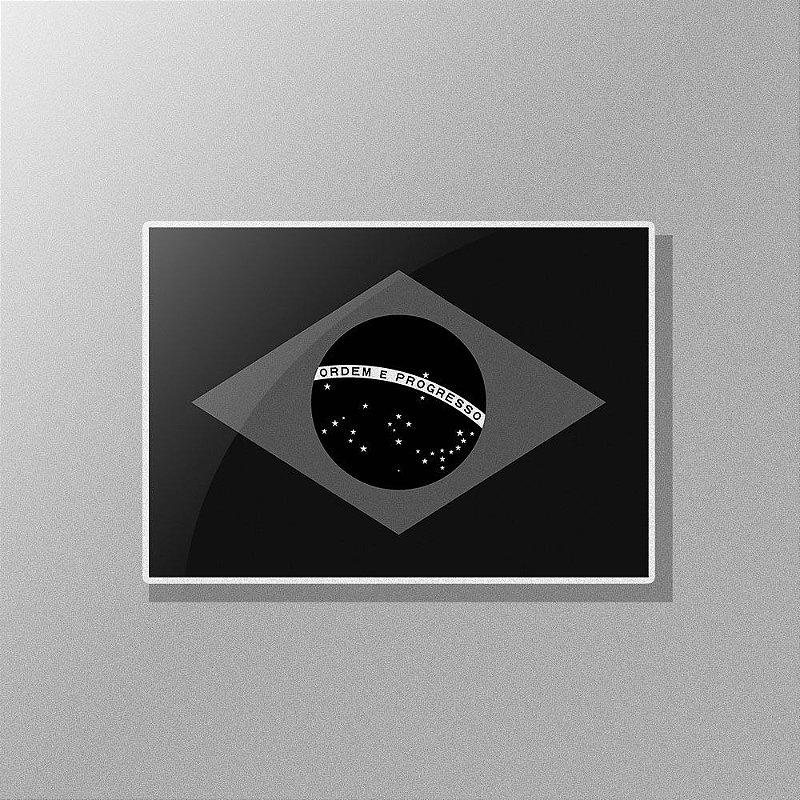 Adesivo Bandeira do Brasil Negativa Team Six Brasil