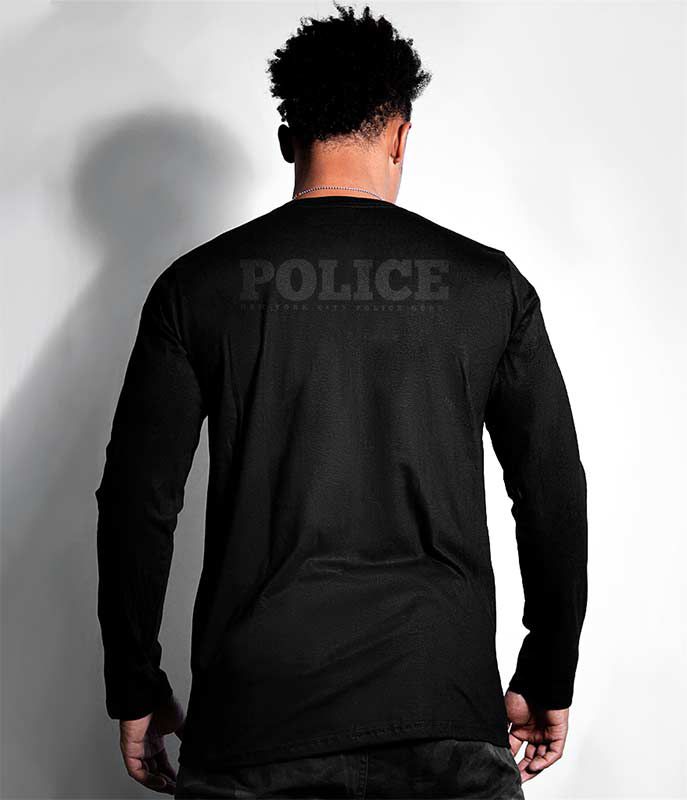Camiseta Manga Longa Police Department NYPD Dark Line Masculina Team Six Brasil