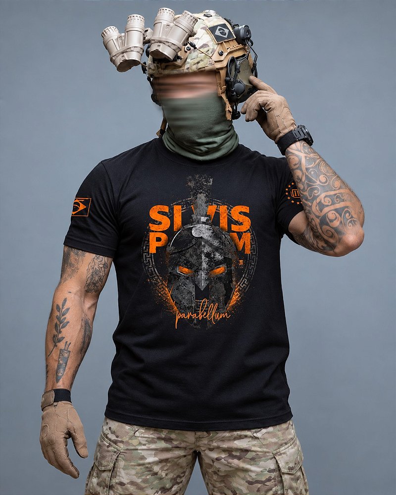 Camiseta Masculina Squad T6 GUFZ6 Si Vis Pacem Para Bellum Team Six Brasil