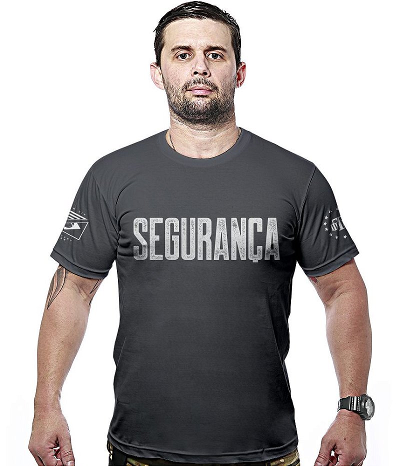 Camiseta Masculina Segurança Hurricane Line Team Six Brasil