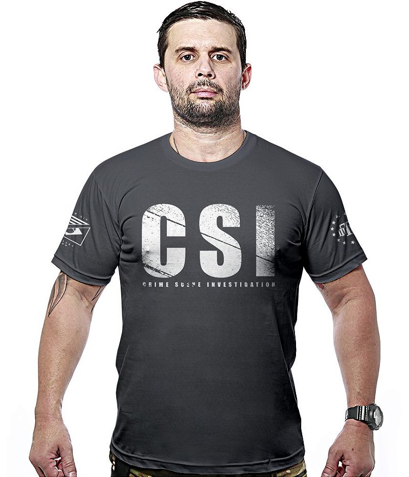 Camiseta Masculina CSI Hurricane Line Team Six Brasil